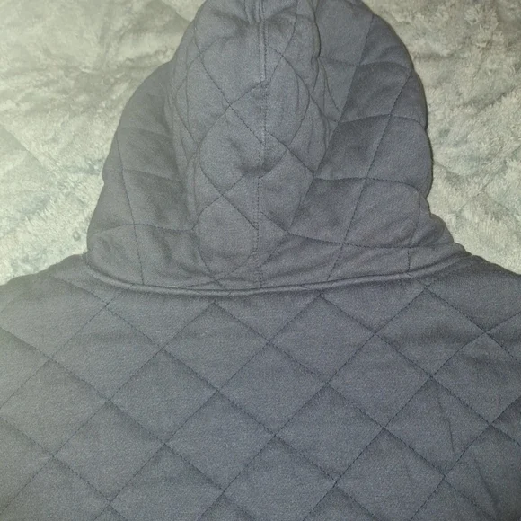 New York Yankees Quilted Jacket - Navy Blue & White Genuine Stitches Gear SZ XL - Picture 10 of 12